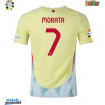 Spania Alvaro Morata #7 Bortedrakt EM 2024 Kortermet